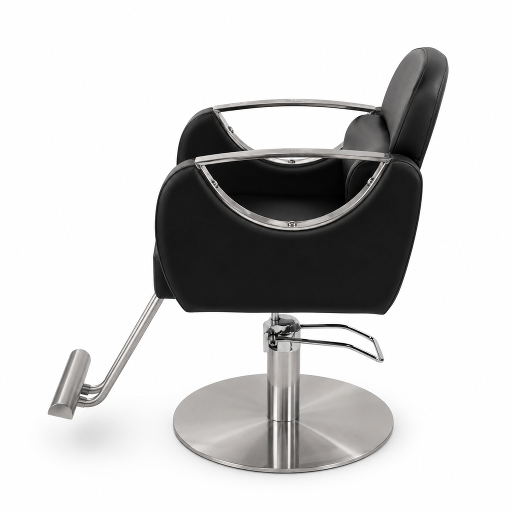 Greenlife Collection Hydraulic Styling Chair with Ergonomic Crescent Lumbar Support