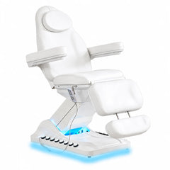 SalonLand QT2 4-Motor + Heating Electric Facial Bed Esthetician Chair with Foot Control or QT2 without Foot Control & Heating