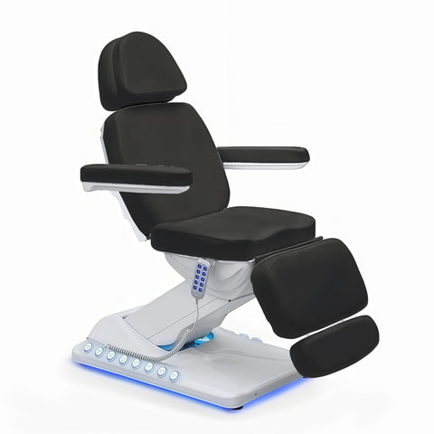 LUNA I 4 Motors / 3 Motors Electric Aesthetics Chair SPA Facial Podiatry Bed with Heating / or add Swivel kit I