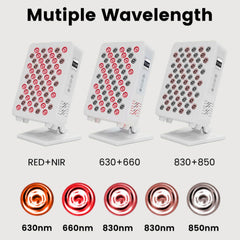 60S 60pcs beads Touch Screen Pdt Medical Led Devices Red Light Therapy Machine for Facial 660nm 850nm Wavelength