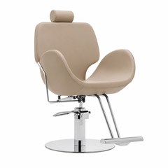 Italy Style Pear Modern Salon Hydraulic Styling Chair With Reclining Backrest