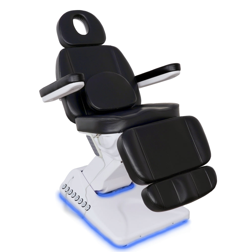 Greenlife® LUNA I 4-Motor Spa Electric Facial Bed Beauty Chair For Medi-SPA Clinic Black / White