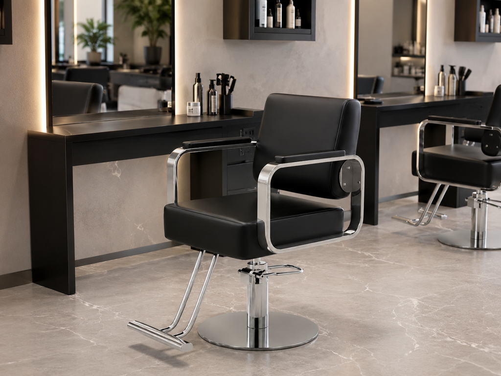 Modern Square Salon Hydraulic Styling Chair - 022