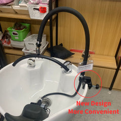 Head Spa Equipment Frame, Shower with 60cm Hose, Water Outlet Can Rotate 360° for Shampoo Sink or Bed - GreenLife - Shampoo Unit