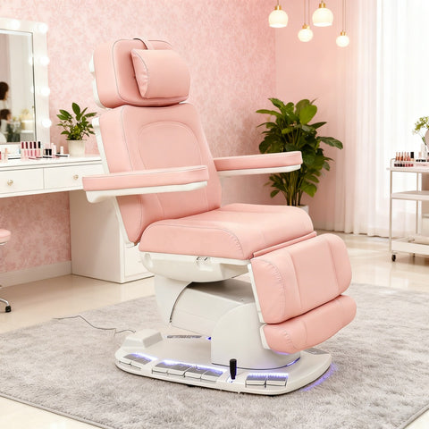 Salonland 4-Motor Rotating Electrical Facial Bed Aesthetics Chair with Heating