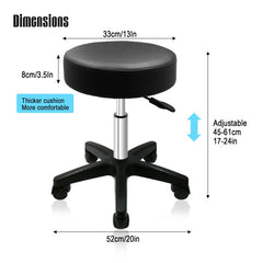 Choice Hydraulic Adjustable Height Rolling Stool  - RS491/2