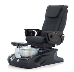 Nail Salon Electric Pedicure Spa Chair with Shoulder Massage, Fiberglass Tub