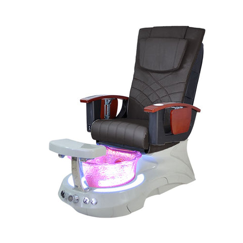 Pedicure Massage Chair with Scallop Glass Sink for Salon/Pedispa - Greenlife - Pedicure Chair