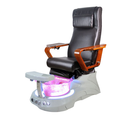 Pedicure Massage Chair with Scallop Glass Sink for Salon/Pedispa - Greenlife - Pedicure Chair