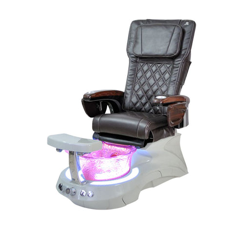 Pedicure Chairs with Scallop Glass Sink for Salon/Pedispa - Greenlife - Pedicure Chair