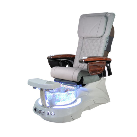 Pedicure Massage Chair with Scallop Glass Sink for Salon/Pedispa - Greenlife - Pedicure Chair