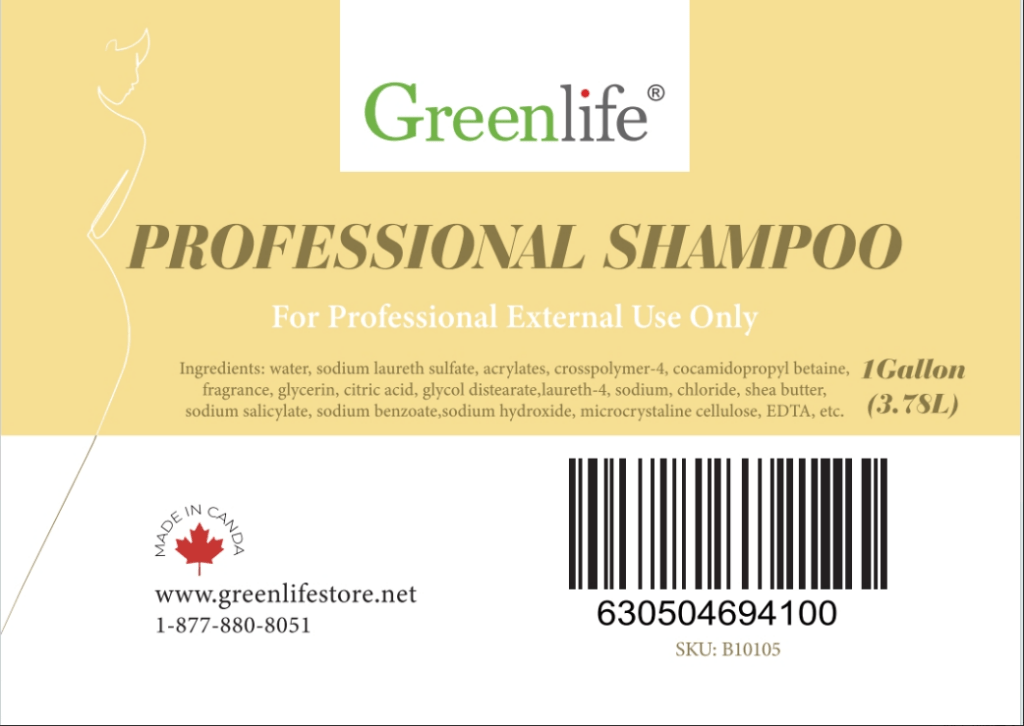 Professional Shampoo 1 Gallon (3.78L) - GreenLife - Shampoo