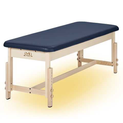 Master Massage 28inch Harvey Treatmentâ„?Stationary Massage Table - Royal Blue - GreenLife - Massage Tables