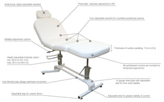 Silhouet-Tone ® Elite Bronze Hydraulic Electrolysis Facial Bed 412357- Made In Canada