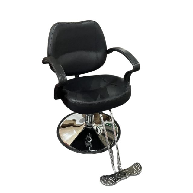 Hydraulic Leather Swiveling Styling Chair - GreenLife - Styling Chair