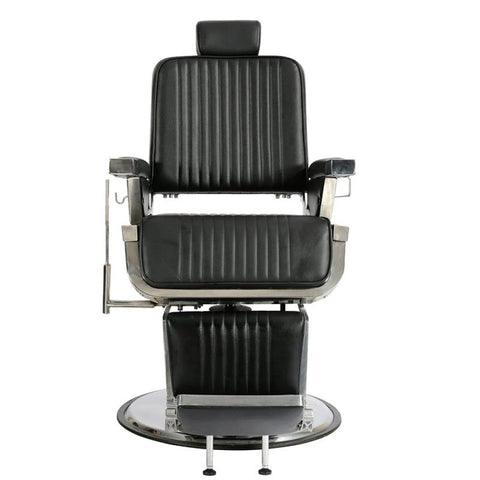 Hydraulic Luxury Barber Chair FR - 58007 - SL (Black & White) - GreenLife - Barber chair