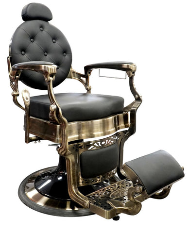 Advanced Premium Antique Bronze Barber Chair - GreenLife - Barber chair