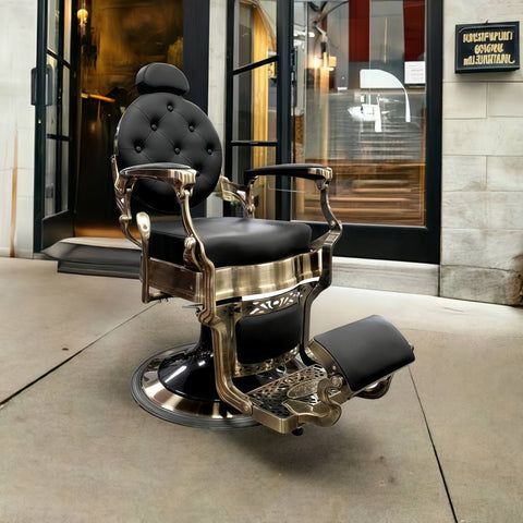 Greenlife ® Advanced Premium Antique Bronze Barber Chair - GreenLife - Barber chair