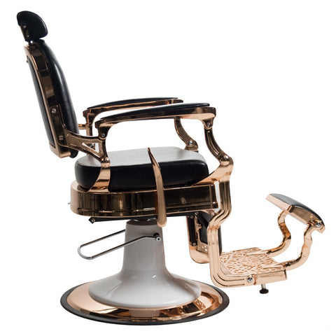 Premium Rose Gold Antique Golden Salon Barber Chair - GreenLife - Barber chair