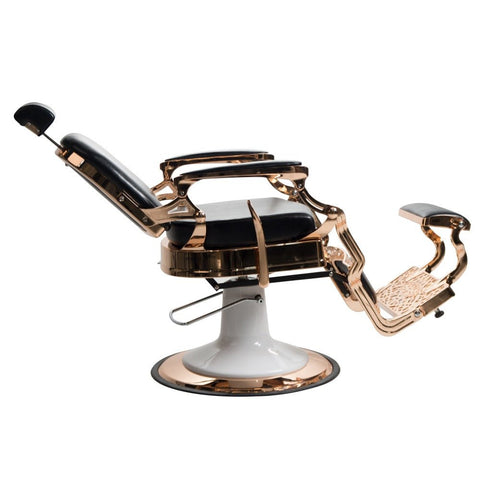 Premium Rose Gold Antique Golden Salon Barber Chair - GreenLife - Barber chair