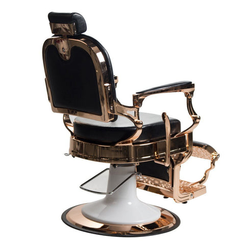 Premium Rose Gold Antique Golden Salon Barber Chair - GreenLife - Barber chair