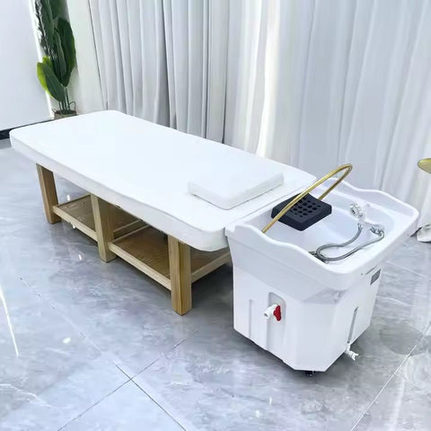 Greenlife Thai Japanese Style Head SPA Movable Basin Sink for Hair backwash Suitable for Massage Tables beds - GreenLife - Shampoo Unit