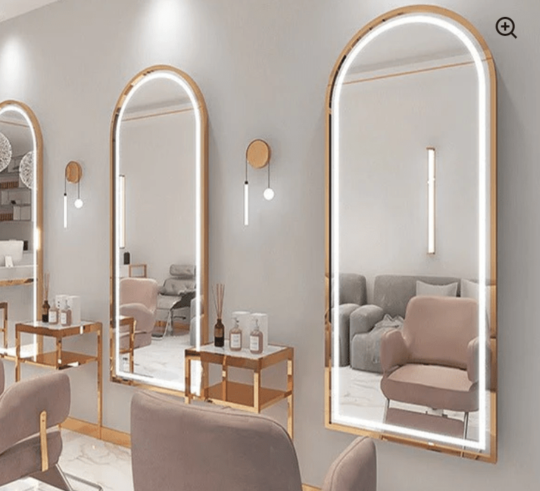 Hair Salon Furniture - Collins Arch LED Salon Mirror,Backlit,60"*24" - GreenLife - salon Mirror