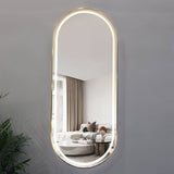 Luna Oval LED Salon Mirror - GreenLife-salon Mirror