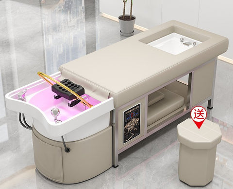 Greenlife Luxury Japanese Headspa for Professional Thai Head SPA Backwash Shampoo Sink Bed or with add Pedicure Base - Model A - GreenLife - Shampoo Unit