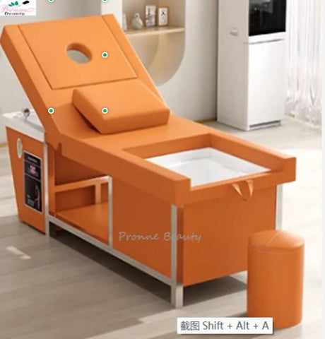 Luxury Multifunctional Pedicure and Massage Table with Backwash Shampoo Sink - GreenLife-Pedicure Chair