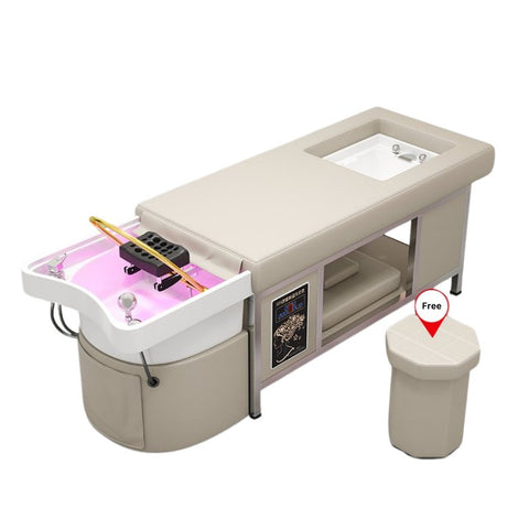 Luxury Multifunctional Hair Station with Backwash Shampoo Sink (with Fumigator) - GreenLife - Shampoo Unit