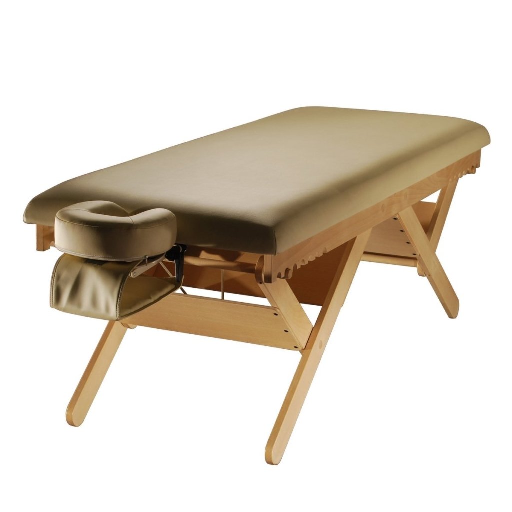 Solid Wooden Stationary Massage SPA Table - GreenLife - Stationary Massage Table