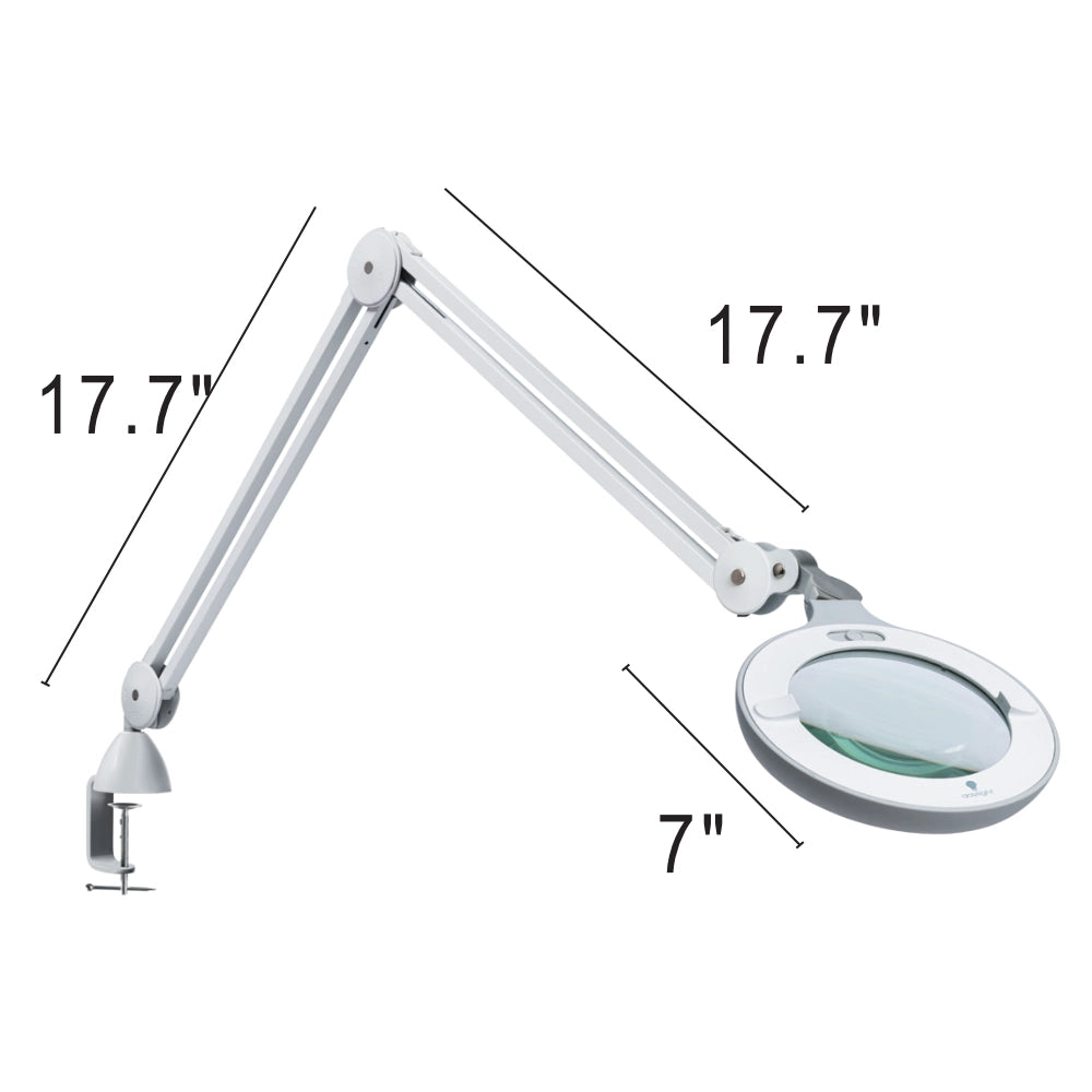 Silhouet Tone® Omega 5 LED Magnifier Lamp with Dual Lenses – U25110 - Greenlife - Magnifying Lamp
