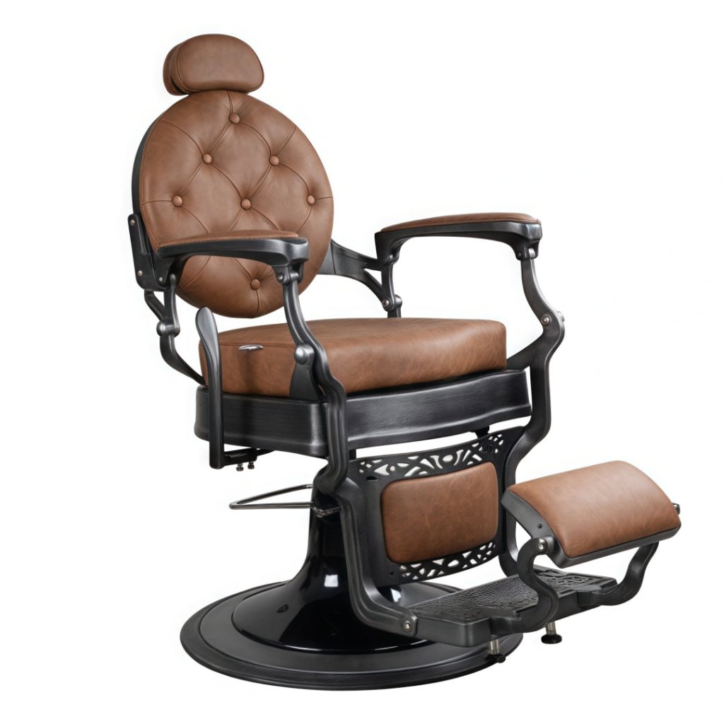 Greenlife ® Cavalier Antique Deluxe Premium Heavy Duty Swivel Salon Barber Chair (4 Color Options) - GreenLife - Barber Chair