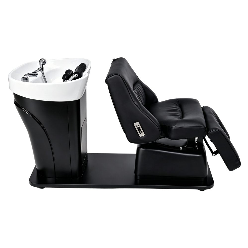 Japanese Head Spa Bed Adjustable Shampoo Unit with Fixed Shampoo Sink - Greenlife -Shampoo Unit