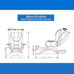 Luxury Nail Salon Electric Pedicure SPA Chair