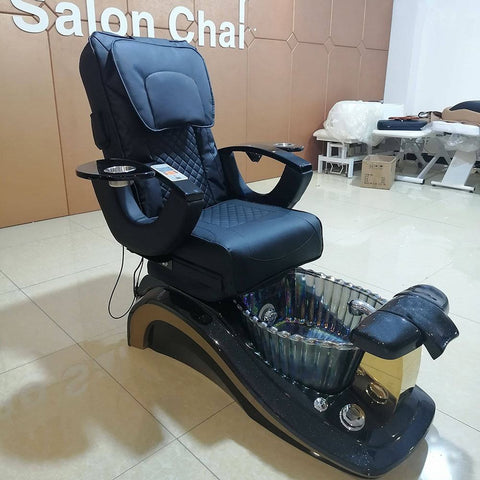 Luxury Massage Pedicure Chairs With Shiatsu Kneading Massage and Adjustable Footrest - Greenlife -  Pedicure Chair