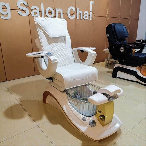 Luxury Massage Pedicure Chairs With Shiatsu Kneading Massage and Adjustable Footrest - Greenlife -  Pedicure Chair
