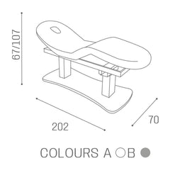 Medical & Beauty LOTUS / Deluxe Electric Table with Two Columns, Electric Height and Backrest Adjustment MB/L16