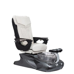 Nail Salon Electric Pedicure Spa Chair with Shoulder Massage, Fiberglass Tub