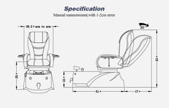 Nail Salon Pedicure Spa Chair