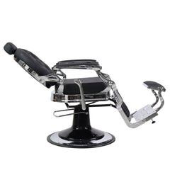GreenLife ® Neo - Vintage Silver Chrome Barber Chair - GreenLife - barber chair
