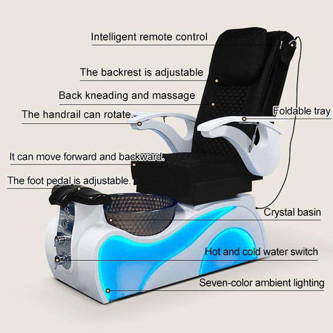 Nail Salon Pedicure Chairs Foot Spa Massage Chair