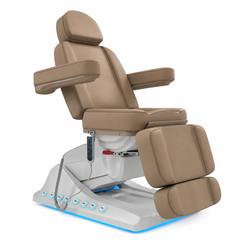 LUNA1 4 Motors Electric Aesthetics Chair SPA Facial Podiatry Bed with Heating / or add Swivel kit I
