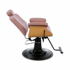 Puff All Purpose Silicone Leather Reclining Salon Chair with XL size heavy duty pump