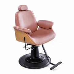 Puff All Purpose Silicone Leather Reclining Salon Chair with XL size heavy duty pump