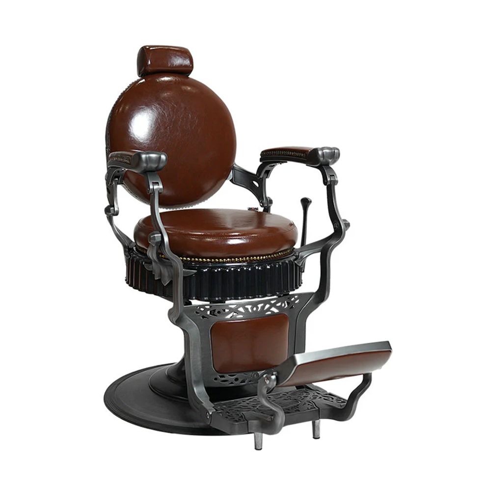 H. Master ® Supreme Vintage Reclining Barber Chair - GreenLife - Barber Chair