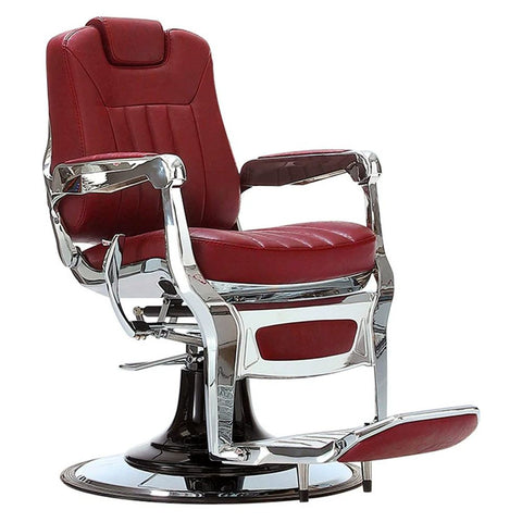 H.Master® Vintage Barber Chair Reclining Chair with Backrest - GreenLife - Barber Chair