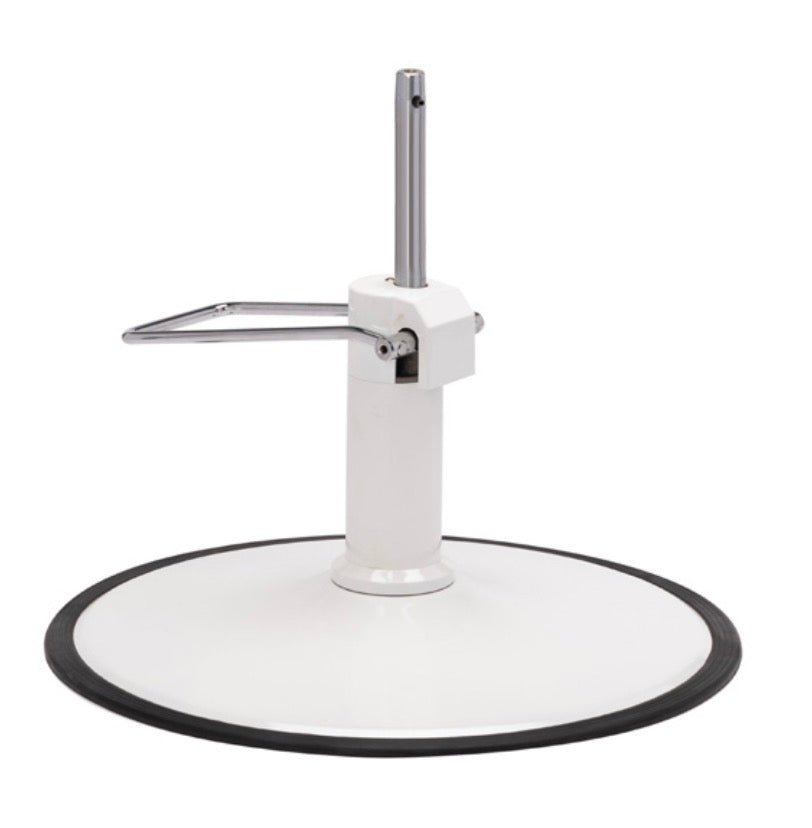 Lanvain ® White Hydraulic Pump with Base Plate for Styling Chair BBL - GreenLife - Accessories