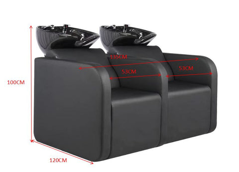 Greenlife double seat Hairdressing Shampoo Unit - GreenLife - Shampoo unit